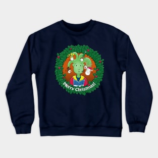 Little Medusa. Merry Christmas! Crewneck Sweatshirt